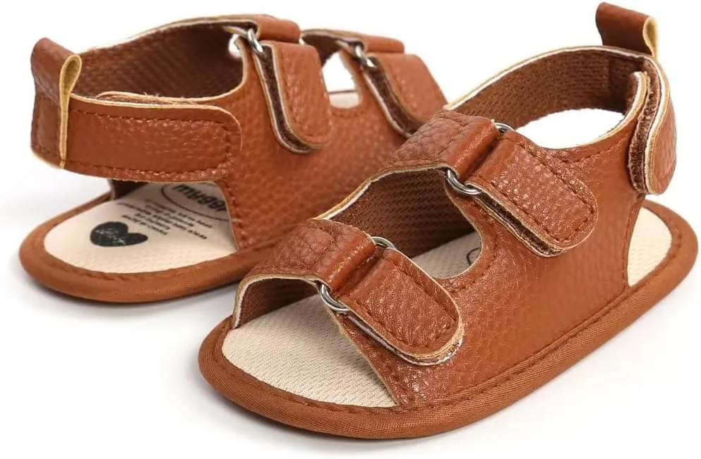 Stunner Baby Girls Boys Sandals Soft Sole Infant Shoes Summer Breathable Crib Shoes