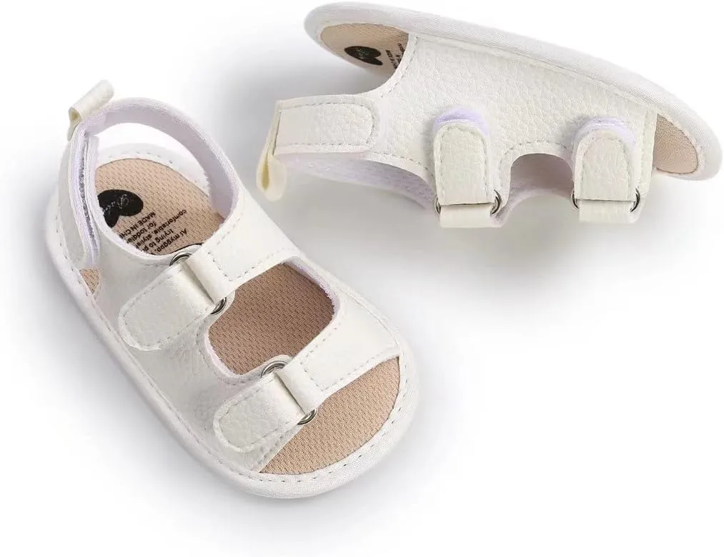 Stunner Baby Girls Boys Sandals Soft Sole Infant Shoes Summer Breathable Crib Shoes