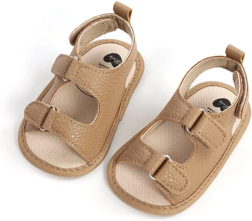 Stunner Baby Girls Boys Sandals Soft Sole Infant Shoes Summer Breathable Crib Shoes