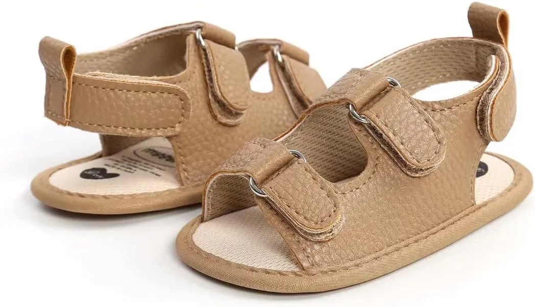 Stunner Baby Girls Boys Sandals Soft Sole Infant Shoes Summer Breathable Crib Shoes