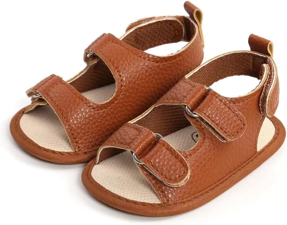 Stunner Baby Girls Boys Sandals Soft Sole Infant Shoes Summer Breathable Crib Shoes