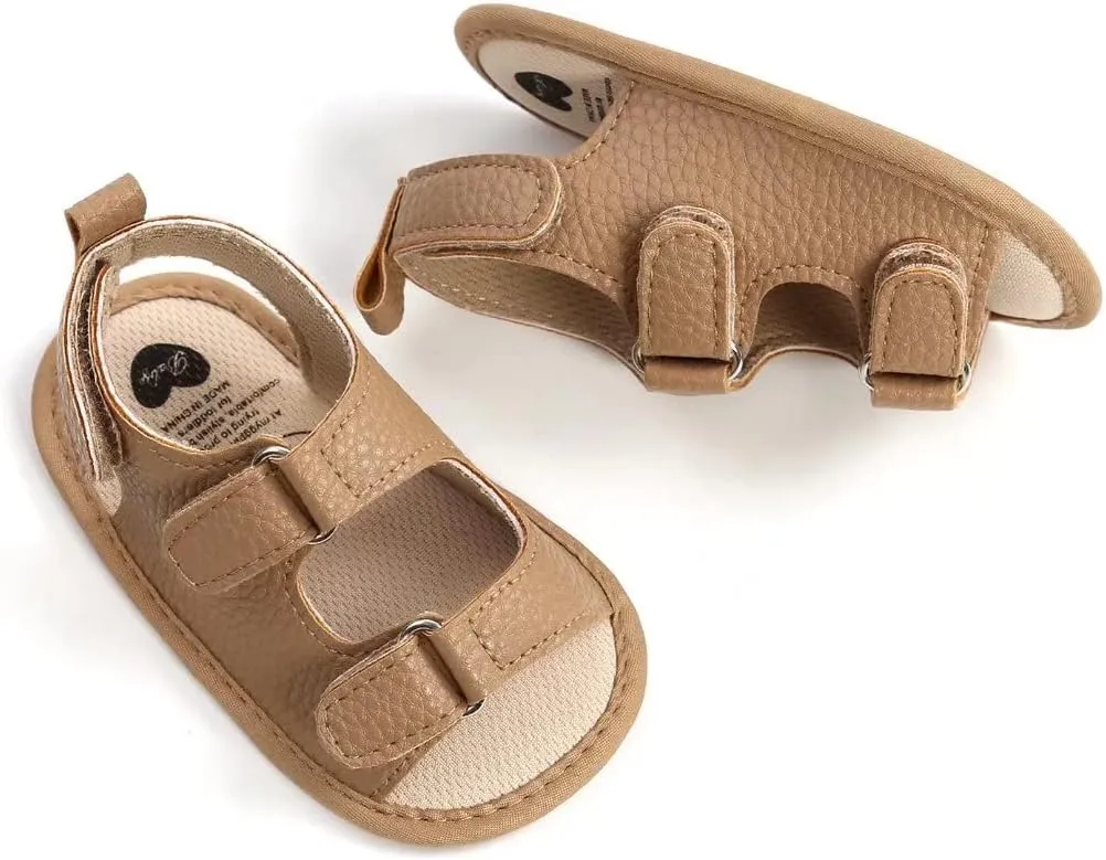 Stunner Baby Girls Boys Sandals Soft Sole Infant Shoes Summer Breathable Crib Shoes