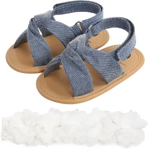 Summer Baby Girls Fashion Kid Soft Sole First First Walking Multi-color Walking Shoe Footwear Beach Toddlers Princess 0-18M
