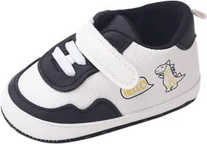 Summer Children Infant Toddler Shoes Boys and Girls Sports Round Toe Colorblock Hook Loop Cartoon Toddler Walking Shoes