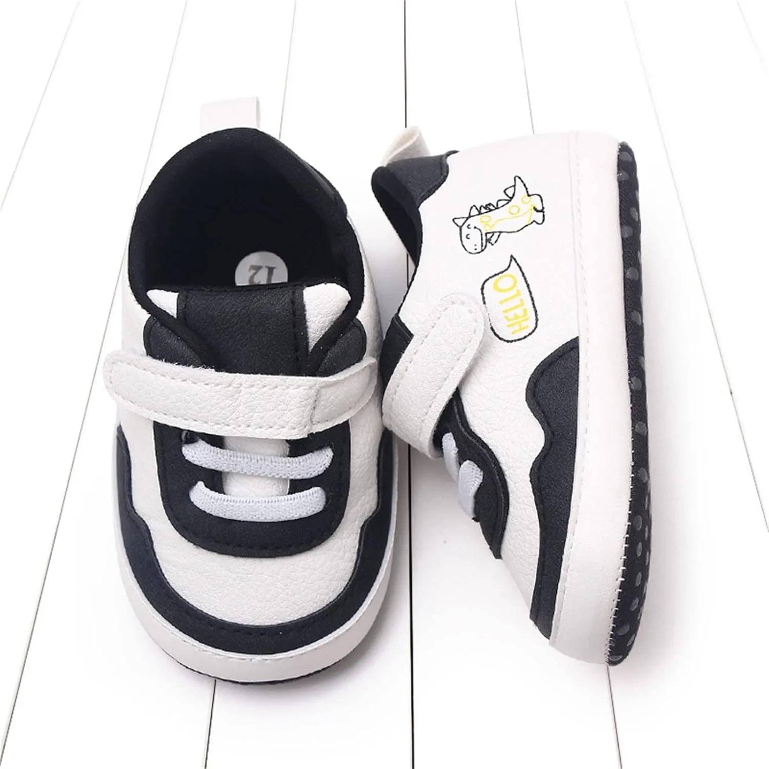 Summer Children Infant Toddler Shoes Boys and Girls Sports Round Toe Colorblock Hook Loop Cartoon Toddler Walking Shoes