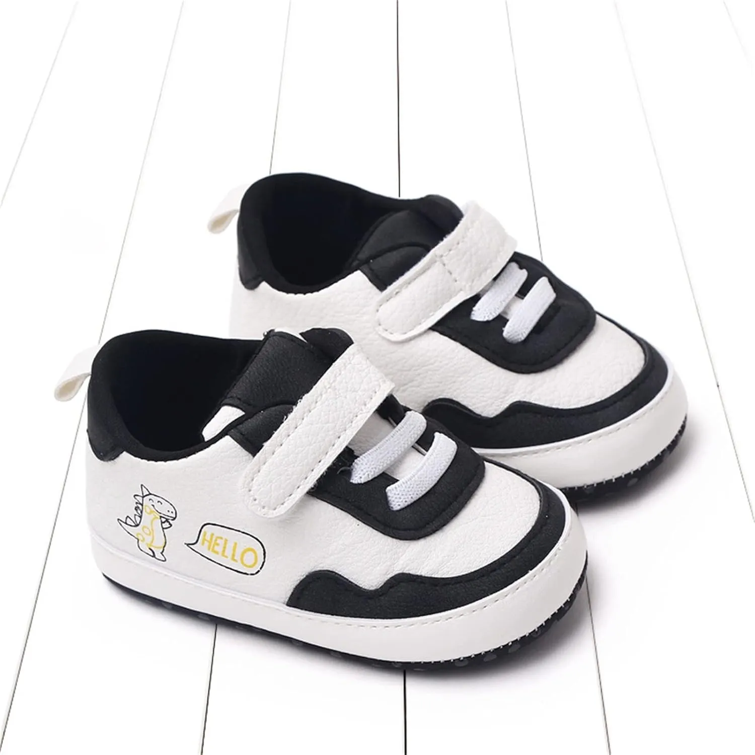 Summer Children Infant Toddler Shoes Boys and Girls Sports Round Toe Colorblock Hook Loop Cartoon Toddler Walking Shoes