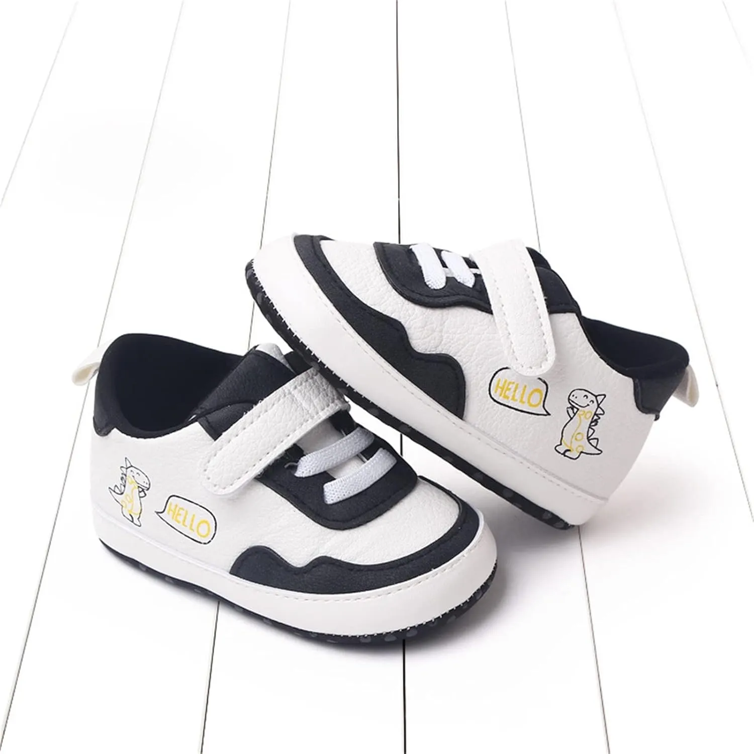 Summer Children Infant Toddler Shoes Boys and Girls Sports Round Toe Colorblock Hook Loop Cartoon Toddler Walking Shoes