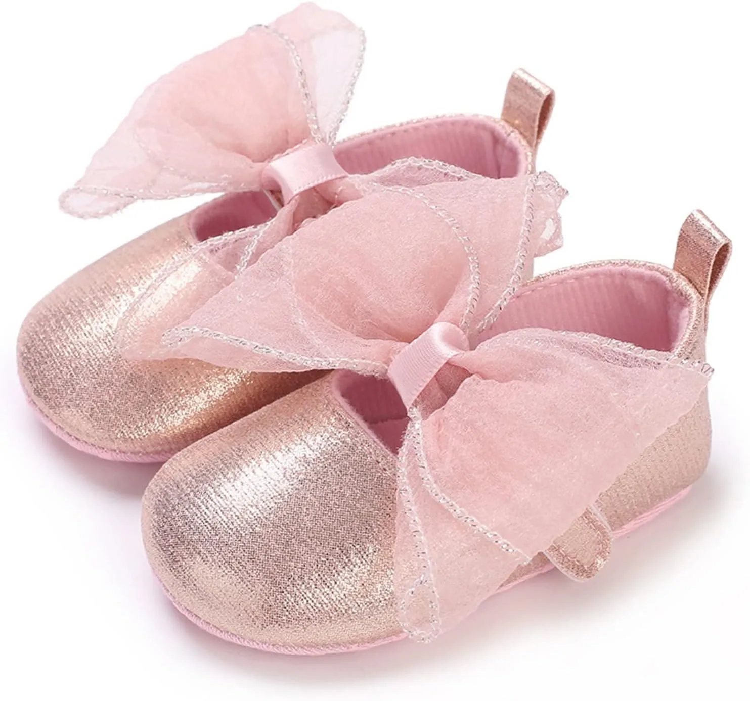 Summer Children Infant Toddler Shoes Girls Sports Flat Bottom Round Toe Ribbon Bow Hook Loop Baby First alker