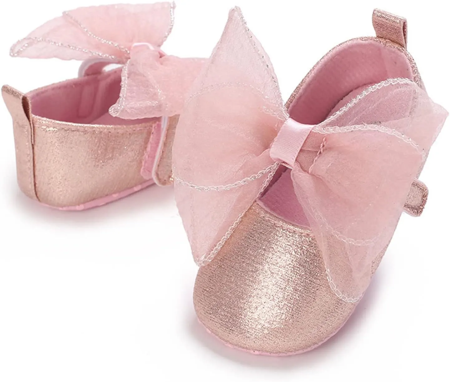 Summer Children Infant Toddler Shoes Girls Sports Flat Bottom Round Toe Ribbon Bow Hook Loop Baby First alker