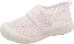 Summer New Hollowed Breathable Mesh Shoes Boys Baotou Anti Kick Sandals Girls Solid Color Beach Shoes Takeaway Sandal