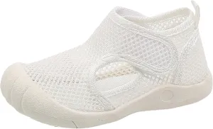 Summer New Hollowed Breathable Mesh Shoes Boys Baotou Anti Kick Sandals Girls Solid Color Beach Toddler Leather Sandals