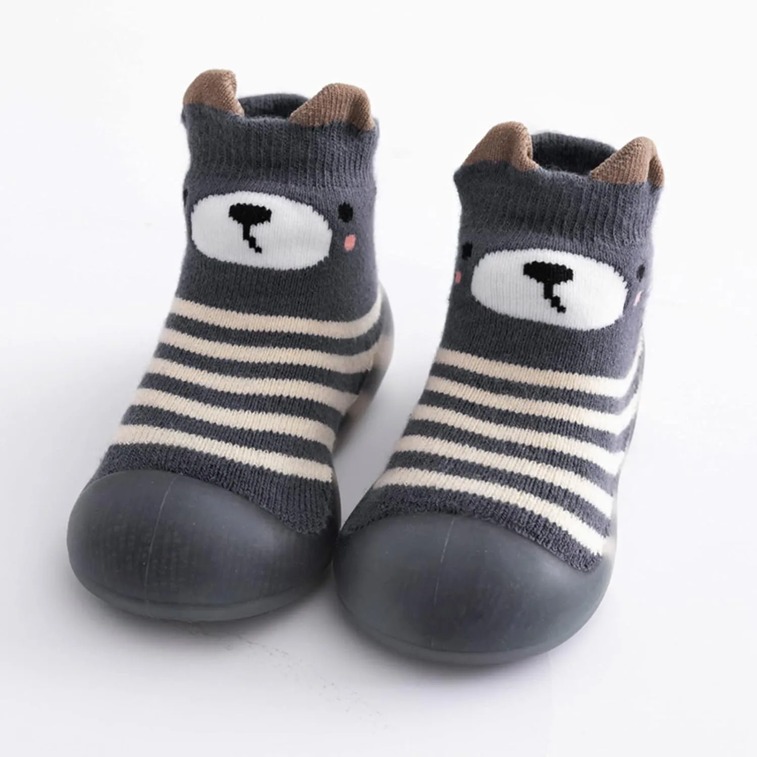 Teen Boy Slippers Kids Toddler Baby Boys Girls Solid Warm Knit Soft Sole Rubber Shoes Led Sandals for Boys