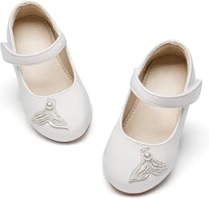 THEE BRON Toddler Little Girl Mary Jane Dress Shoes Princess Ballerina Flat Shoes