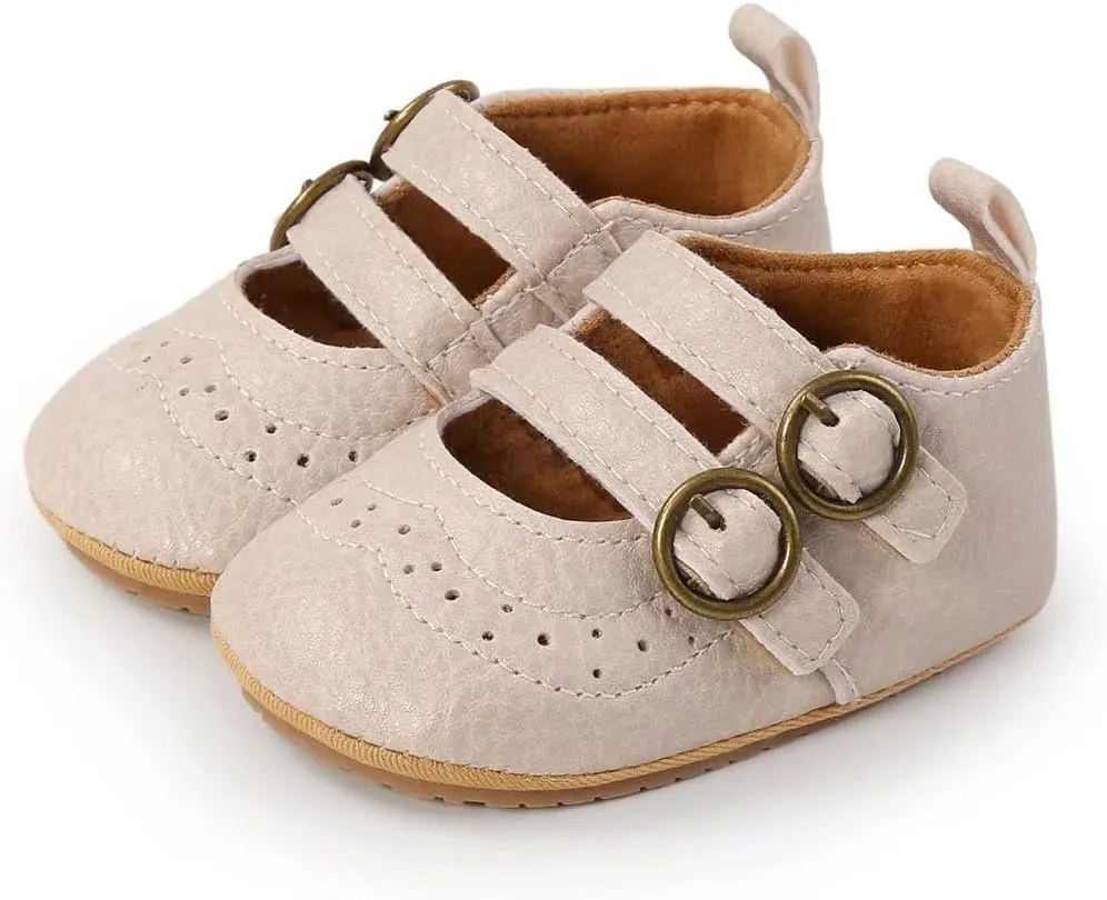 TN TANGNEST Baby Girls Mary Jane Flats Infant Princess Wedding Dress Shoes First Walkers Crib Shoes