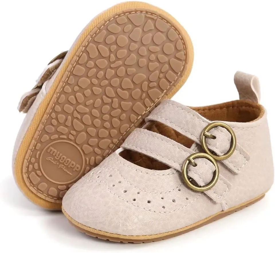 TN TANGNEST Baby Girls Mary Jane Flats Infant Princess Wedding Dress Shoes First Walkers Crib Shoes