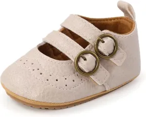 TN TANGNEST Baby Girls Mary Jane Flats Infant Princess Wedding Dress Shoes First Walkers Crib Shoes