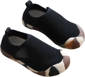 Toddler Baby Boy Girl Shoes Breathable Shoes Baotou Sneakers Mesh Baby Soft Sole Fashion Unisex Light up Shoes