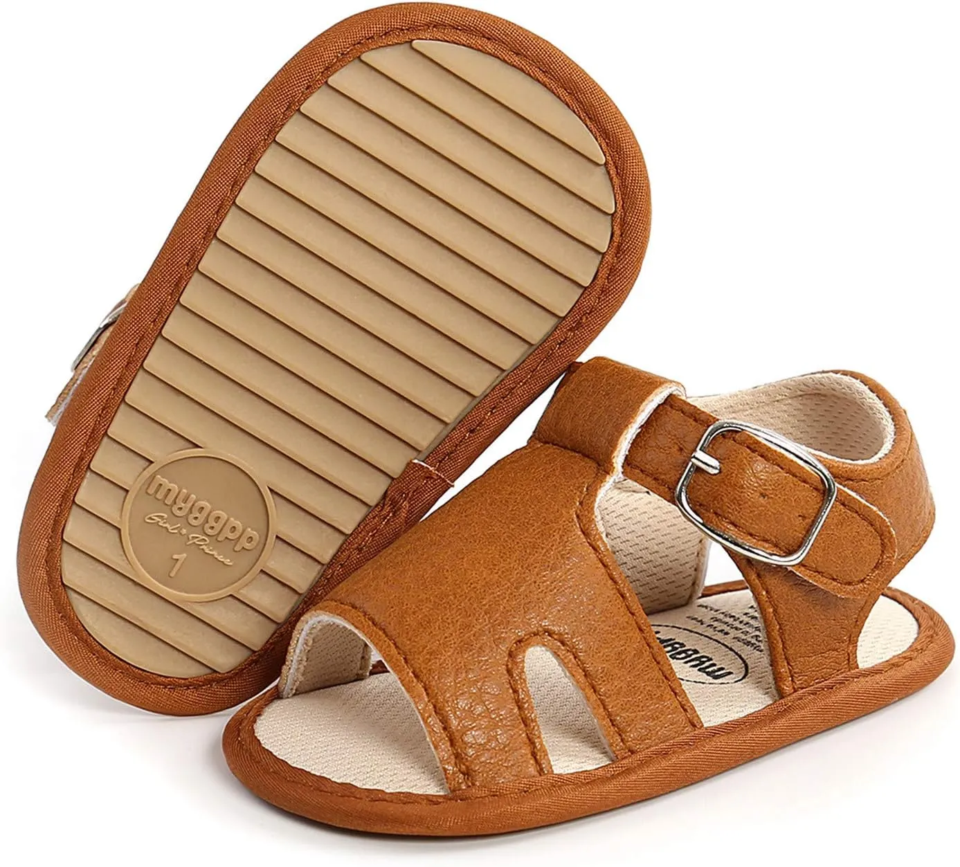 Toddler Baby Girl Boy Sandals Flats Summer Breathable Soft Anti Slip Rubber Sole Newborn Prewalker First Walking Shoes
