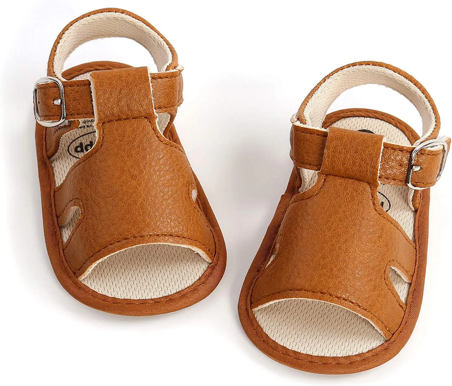 Toddler Baby Girl Boy Sandals Flats Summer Breathable Soft Anti Slip Rubber Sole Newborn Prewalker First Walking Shoes