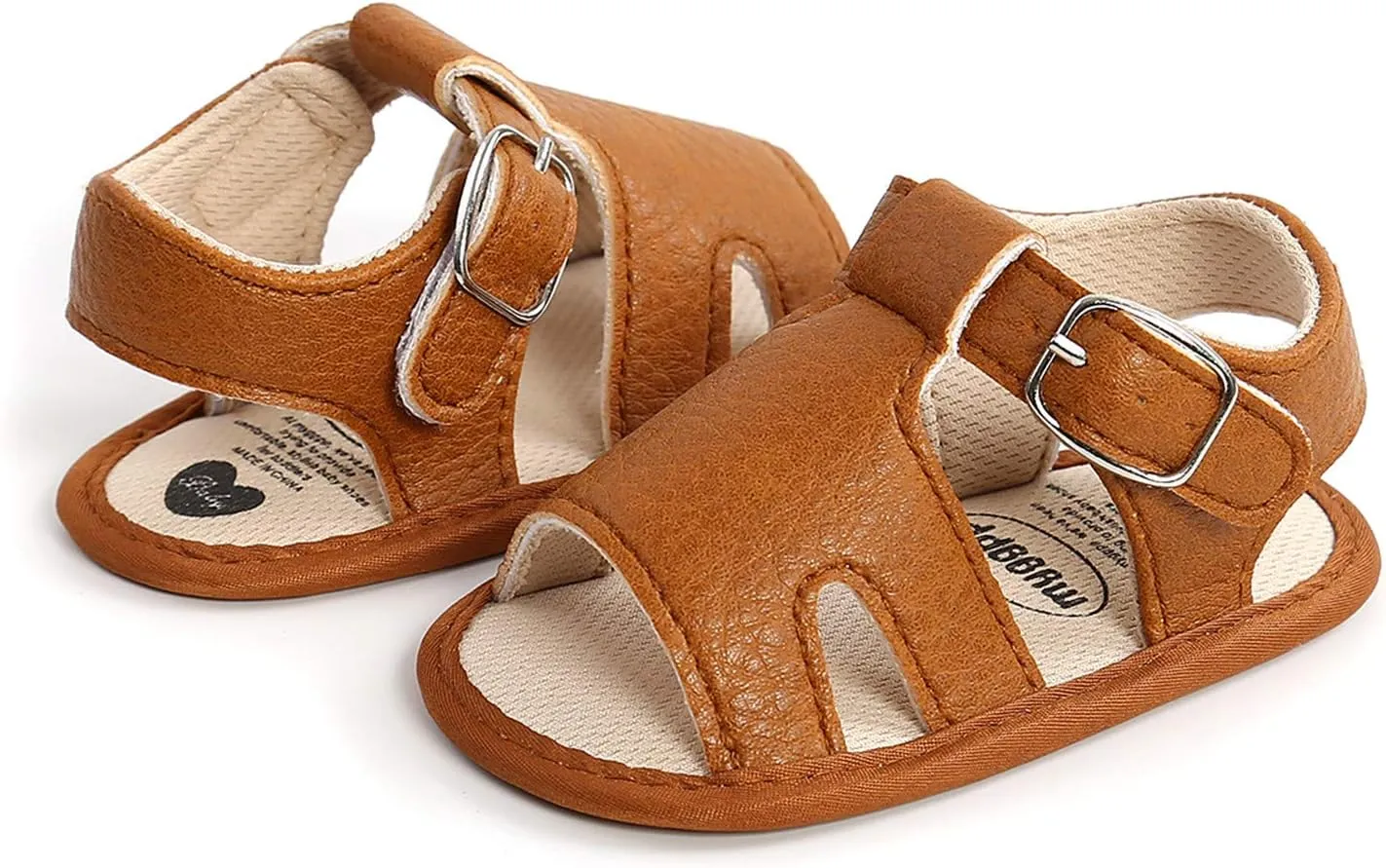 Toddler Baby Girl Boy Sandals Flats Summer Breathable Soft Anti Slip Rubber Sole Newborn Prewalker First Walking Shoes