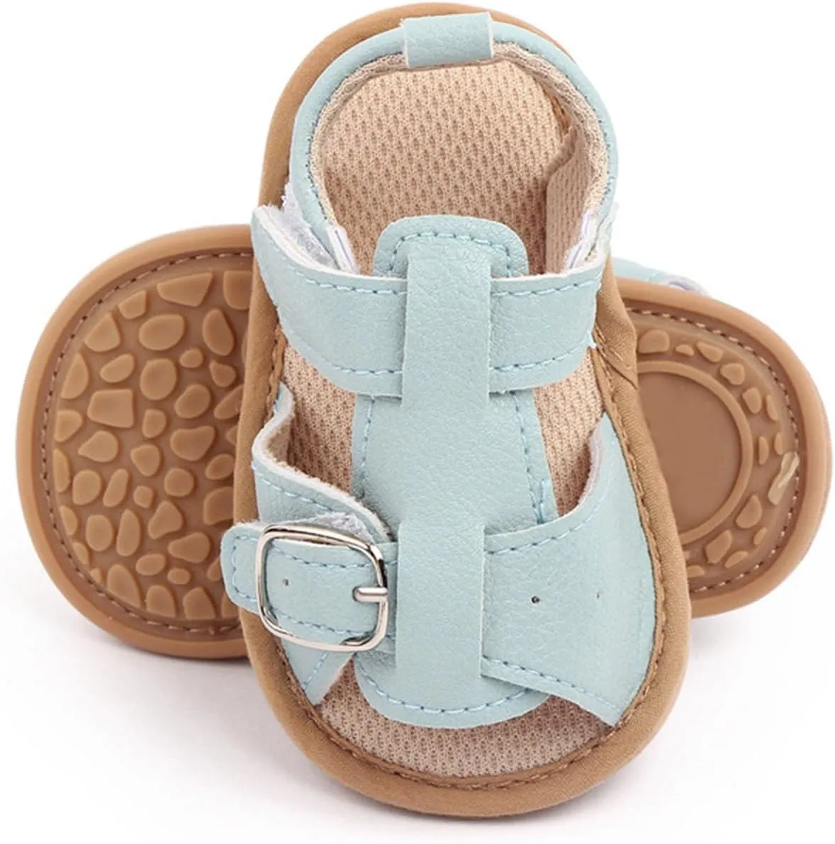 Toddler Baby Girl Sandals Summer Soft Sole Anti-Slip Crib Shoes Open Toe Princess Dress Flats Cute Infant First Walker Shoes