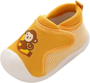 Toddler Boys Girls Walking Shoes, Non-Slip Soft Soles Unisex Baby Cute artoon Animals Slip On No Tie Shoes for Adults