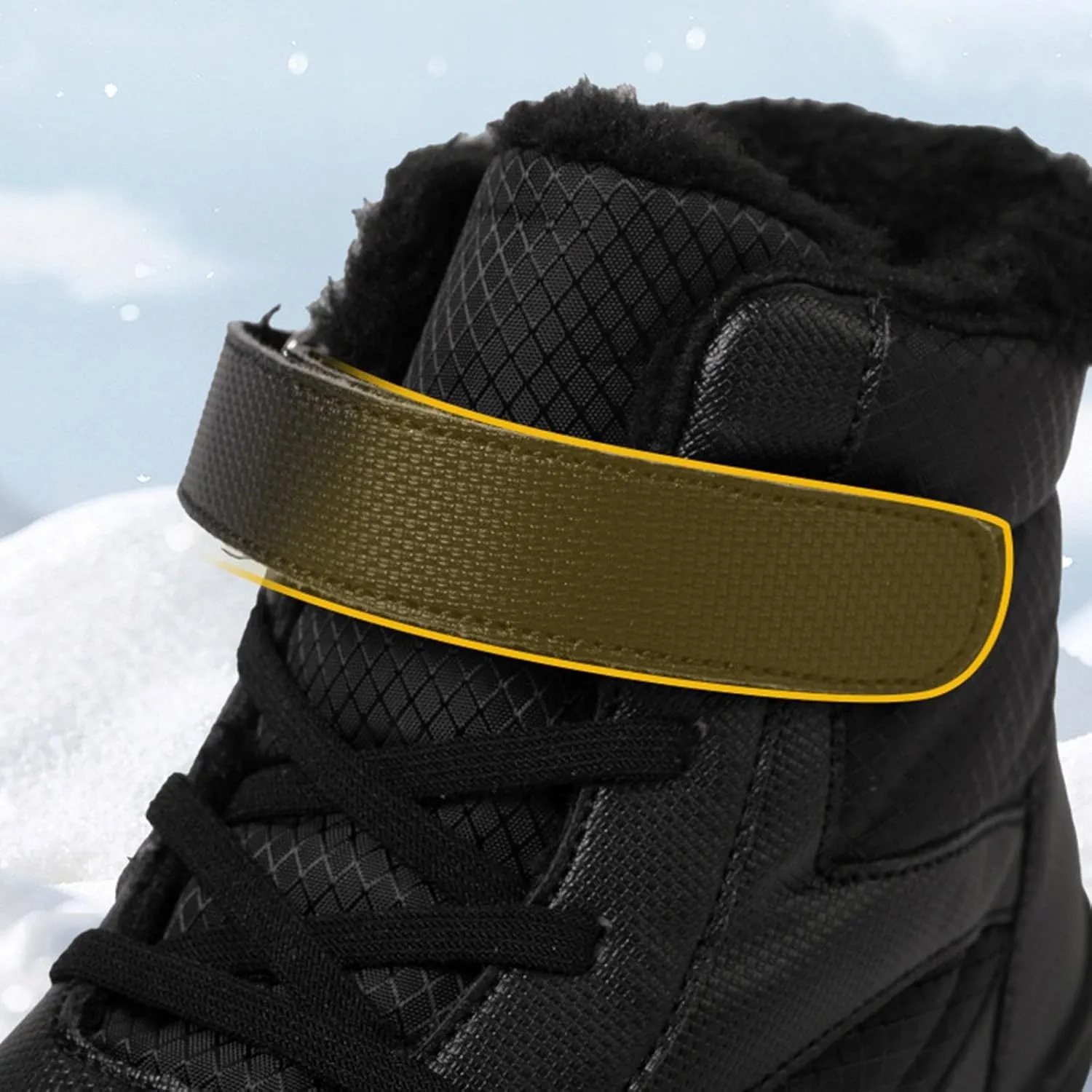 Toddler Boys Girls Winter Snow Barefoot Boots with Wide Toe Box Slip Drop Sole Ankle Boots Hiking Fur Lined Winter Boots