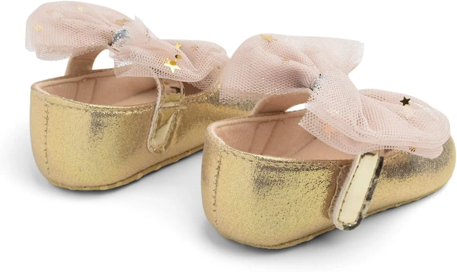 Toddler Girl Baby Shoes Infant Non-Slip Rubber Sole PU Soft Leather with Bowknot Mary Jane Shoes Flats