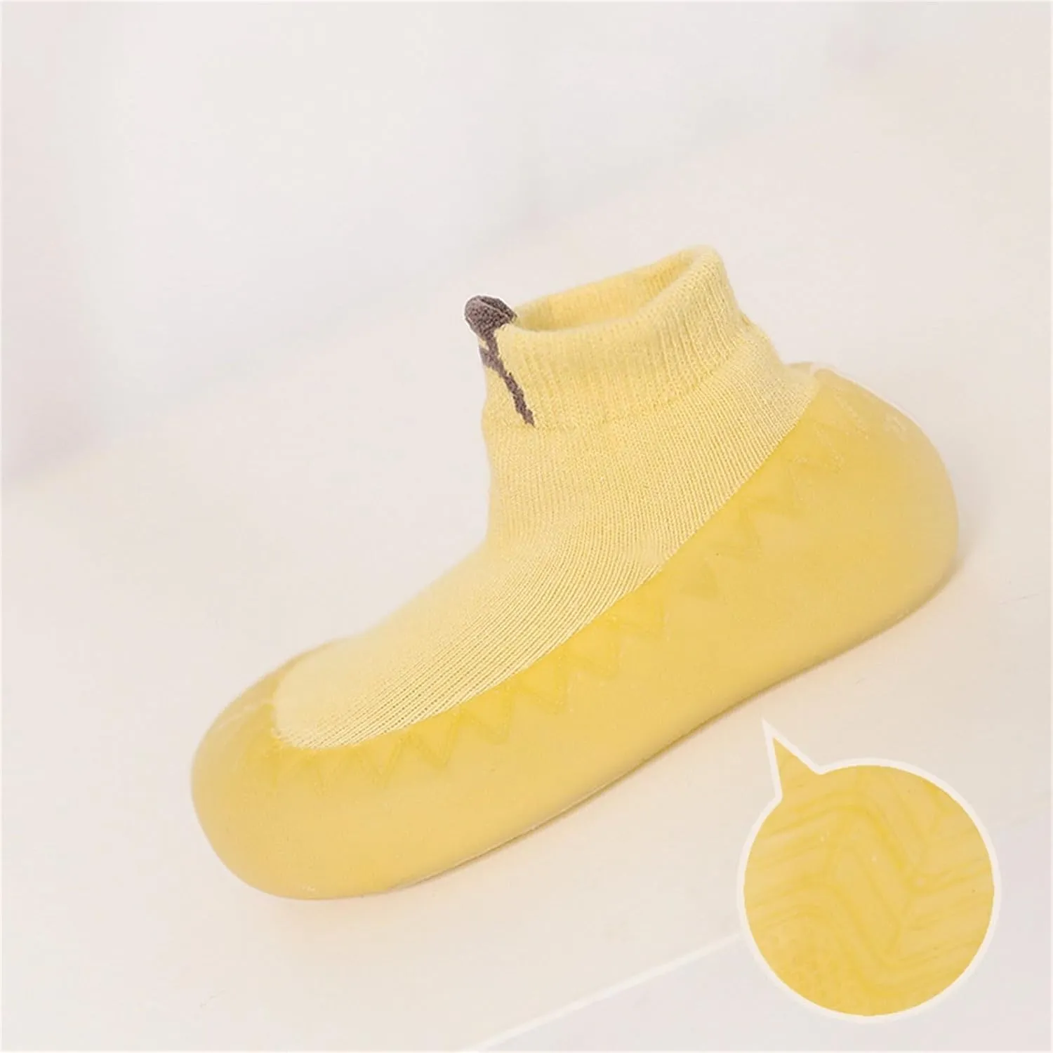 Toddler Girls Boys Barefoot Sock Shoes Breathable Soft House Slippers Baby Rubber Sole Indoor Walking Sneakers