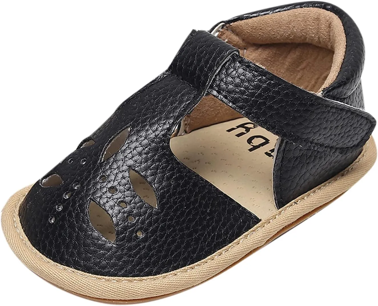 Toddler Girls Boys Sandals Summer Beach Hollow Out Flat Sandals Soft Anti-Slip Rubber Sole First Walker Crib Shoes