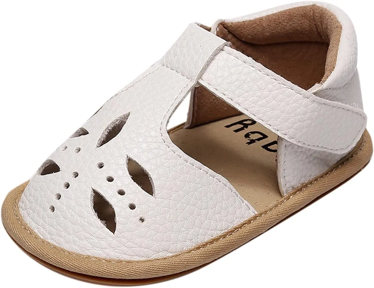 Toddler Girls Boys Sandals Summer Beach Hollow Out Flat Sandals Soft Anti-Slip Rubber Sole First Walker Crib Shoes