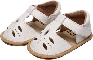 Toddler Girls Boys Sandals Summer Beach Hollow Out Flat Sandals Soft Anti-Slip Rubber Sole First Walker Crib Shoes