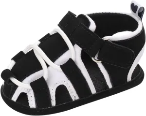 Toddler Infant Summer Breathable Closed-Toe Beach Flats Shoes Baby Girl Boy Sandals Soft Rubber Sole Anti-Slip Shoes