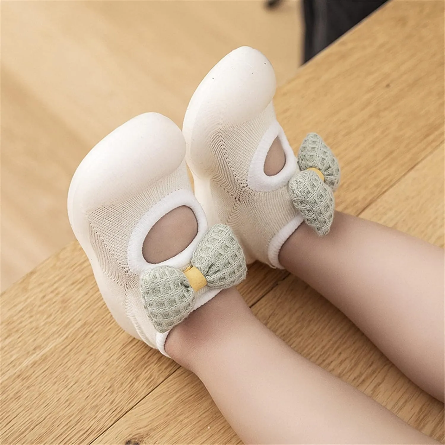 Toddler Kids Infant Newborn Baby Boys Girls Shoes First Walkers Cute Bowknot Soft Toddler Daycare (White, 6-12 Months)