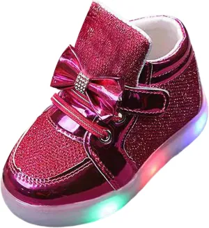 Toddler Kids Light Up Shoes Fashion LED Light Baby Shoes Casual Children Shoes Boys Girls Fashion Tennis Sneakers