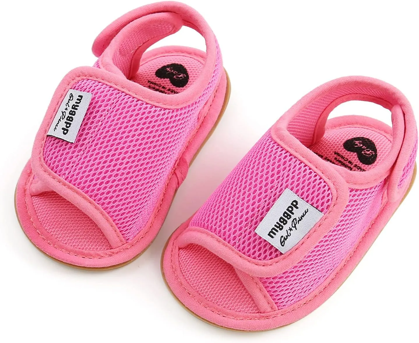 Toddler Shoes Baby Girls Boys Mesh Shoes Sandals Soft Non-Slip Rubber Sole Flat Closed Toe Walking Shoes