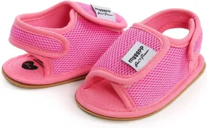 Toddler Shoes Baby Girls Boys Mesh Shoes Sandals Soft Non-Slip Rubber Sole Flat Closed Toe Walking Shoes