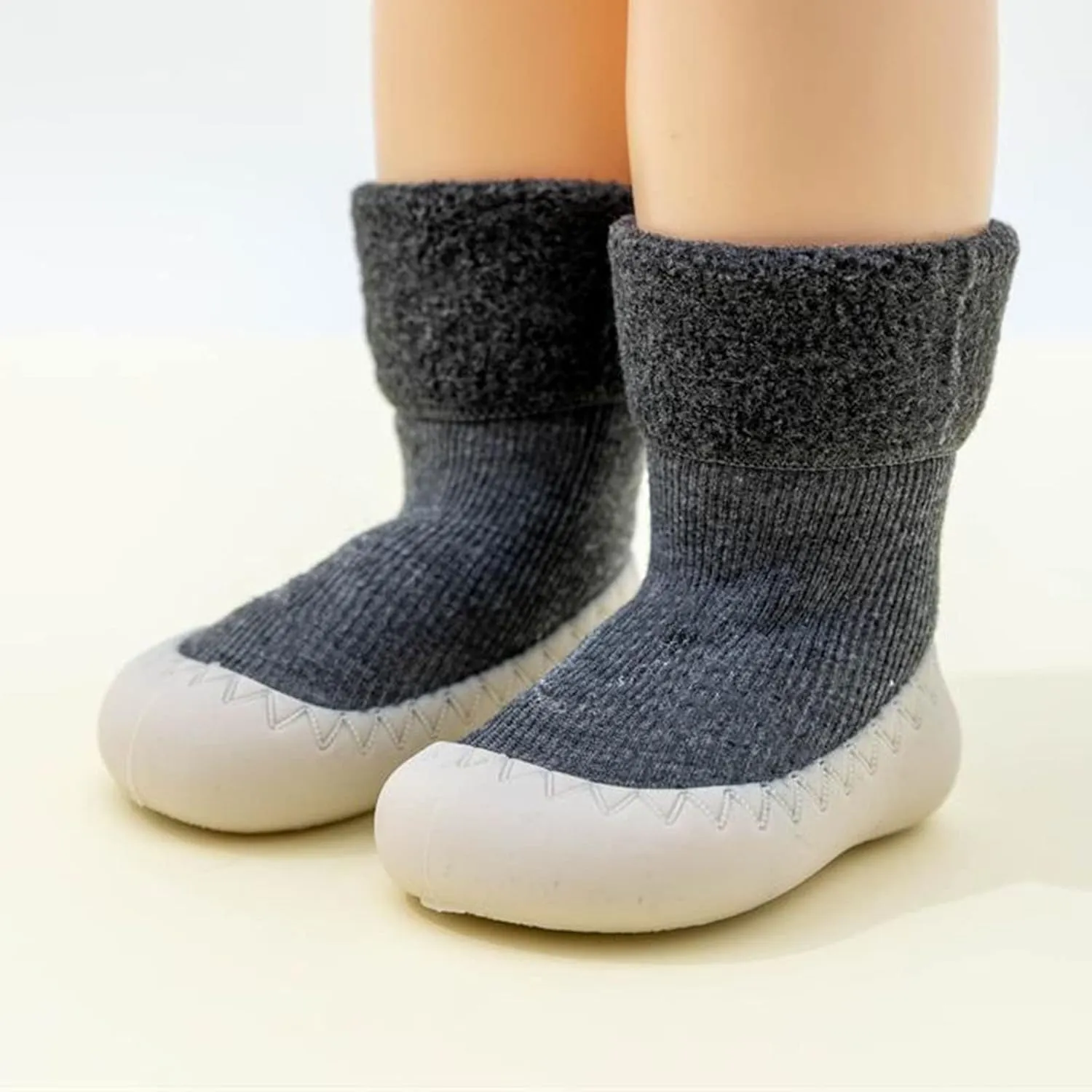 Toddler Sneakers Infant Toddle Footwear Winter Toddler Shoes Soft Bottom Indoor Non Slip Warm Non-Slip Rubber Sole