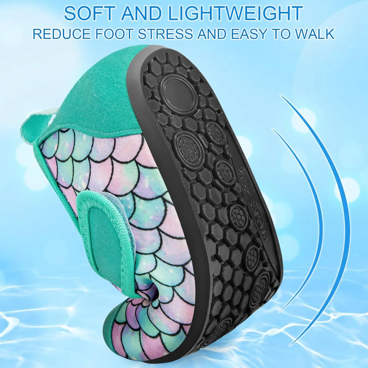 Toddler Water Shoes for Kids Boys GirlsSwim Quick Dry Aqua Socks Little Kid Baby Youth Children Non-Slip for Beach Pool Outdoor Sports Walking