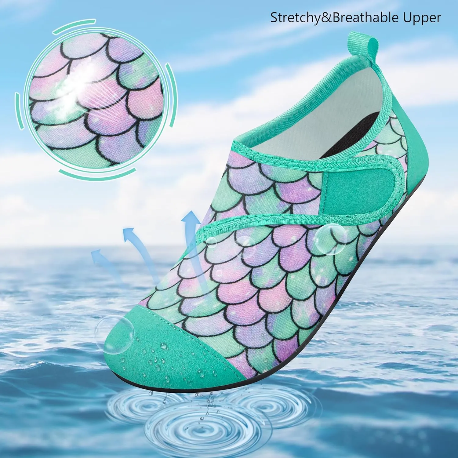 Toddler Water Shoes for Kids Boys GirlsSwim Quick Dry Aqua Socks Little Kid Baby Youth Children Non-Slip for Beach Pool Outdoor Sports Walking