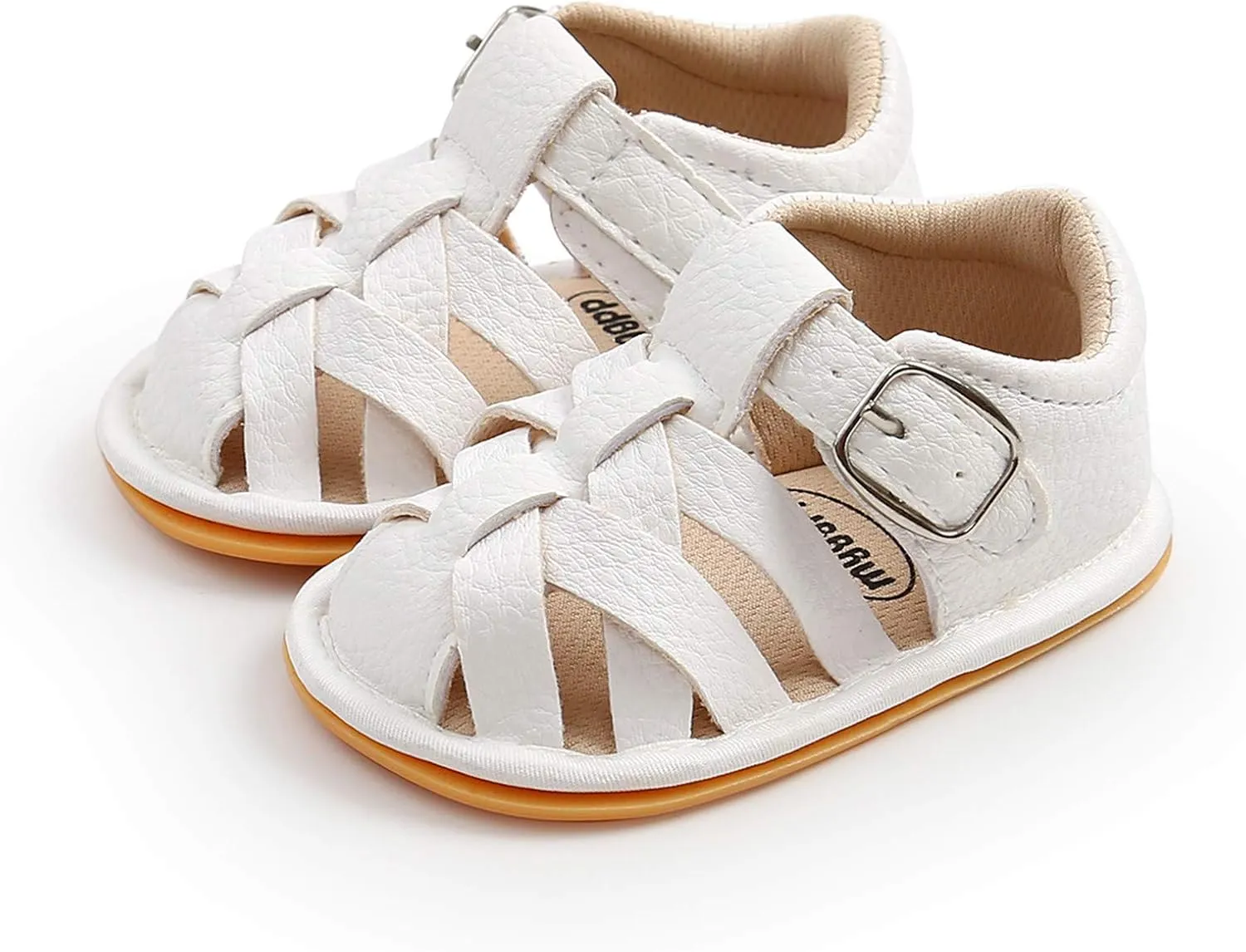 Unisex Baby Boys Girls Sandals Soft-soled Non-slip Flats Infant Summer Closed Toe First Walking Shoes for Toddler