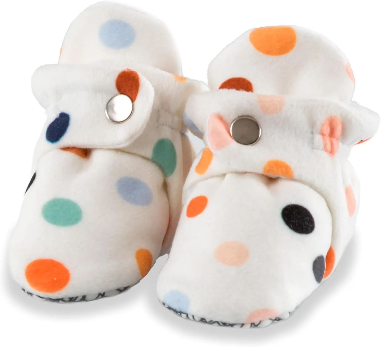 Unisex Cozy Fleece Baby Booties Cotton | Soft Sole and Non Slip