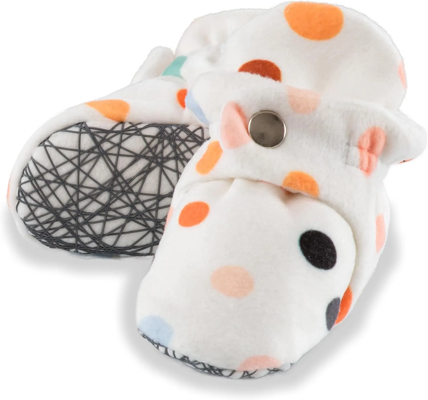 Unisex Cozy Fleece Baby Booties Cotton | Soft Sole and Non Slip