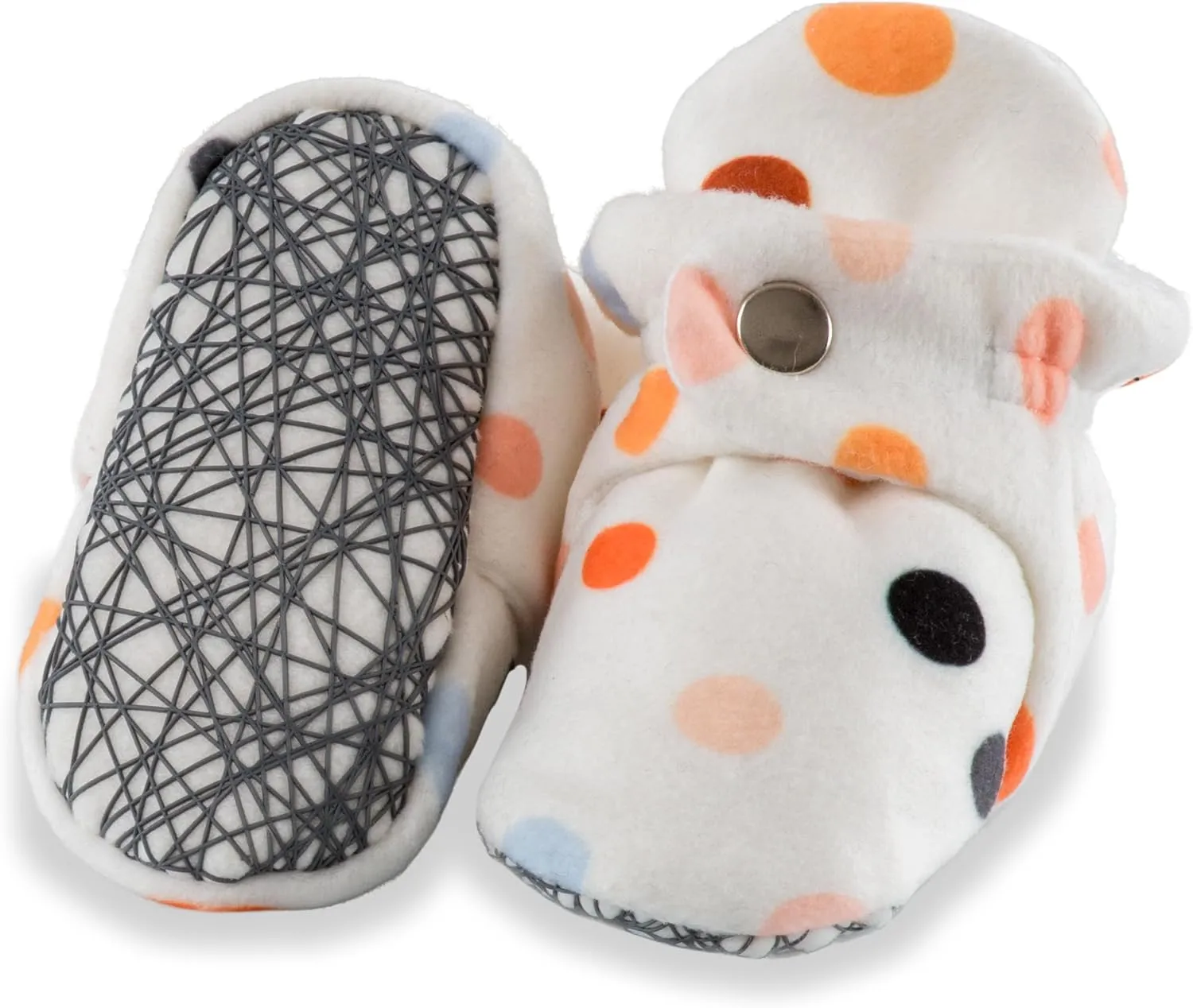 Unisex Cozy Fleece Baby Booties Cotton | Soft Sole and Non Slip