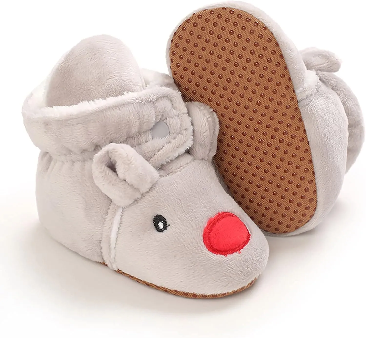 Walking Shoes Christmas Baby Cotton Boots Warm Cotton Shoes Soft Comfortable Infant Toddler Warming Soft Sole Sneakers