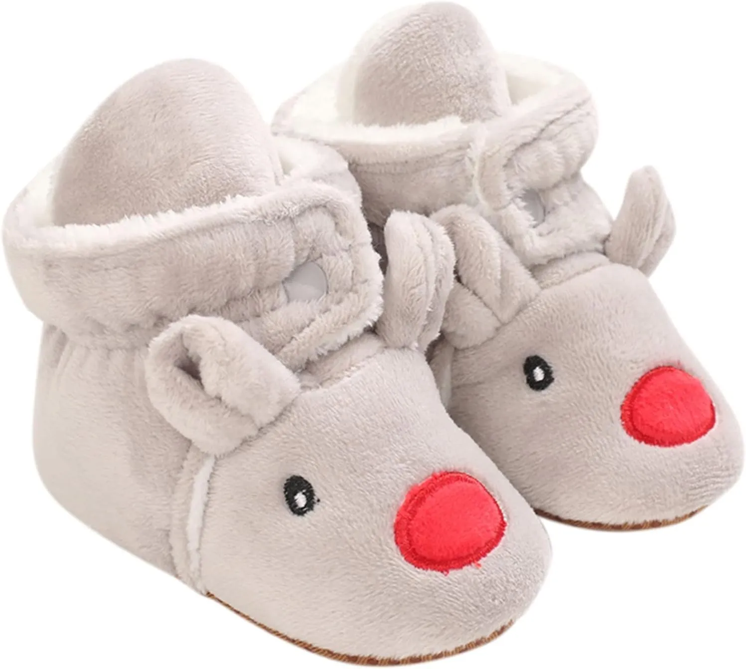 Walking Shoes Christmas Baby Cotton Boots Warm Cotton Shoes Soft Comfortable Infant Toddler Warming Soft Sole Sneakers