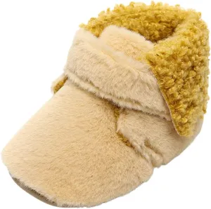 Walking Shoes Soft Girls Boys First Infant Warm Plush Cotton Boots Baby Snow Shoes Baby Shoes Soft Sole Sneakers