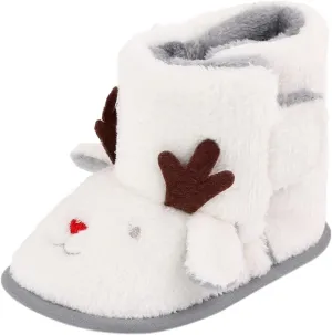 Warm Winter Baby Shoes Deer Shape Christmas Baby Shoes Baby Soft Sole Toddler Shoes Snow Shoes Toddler