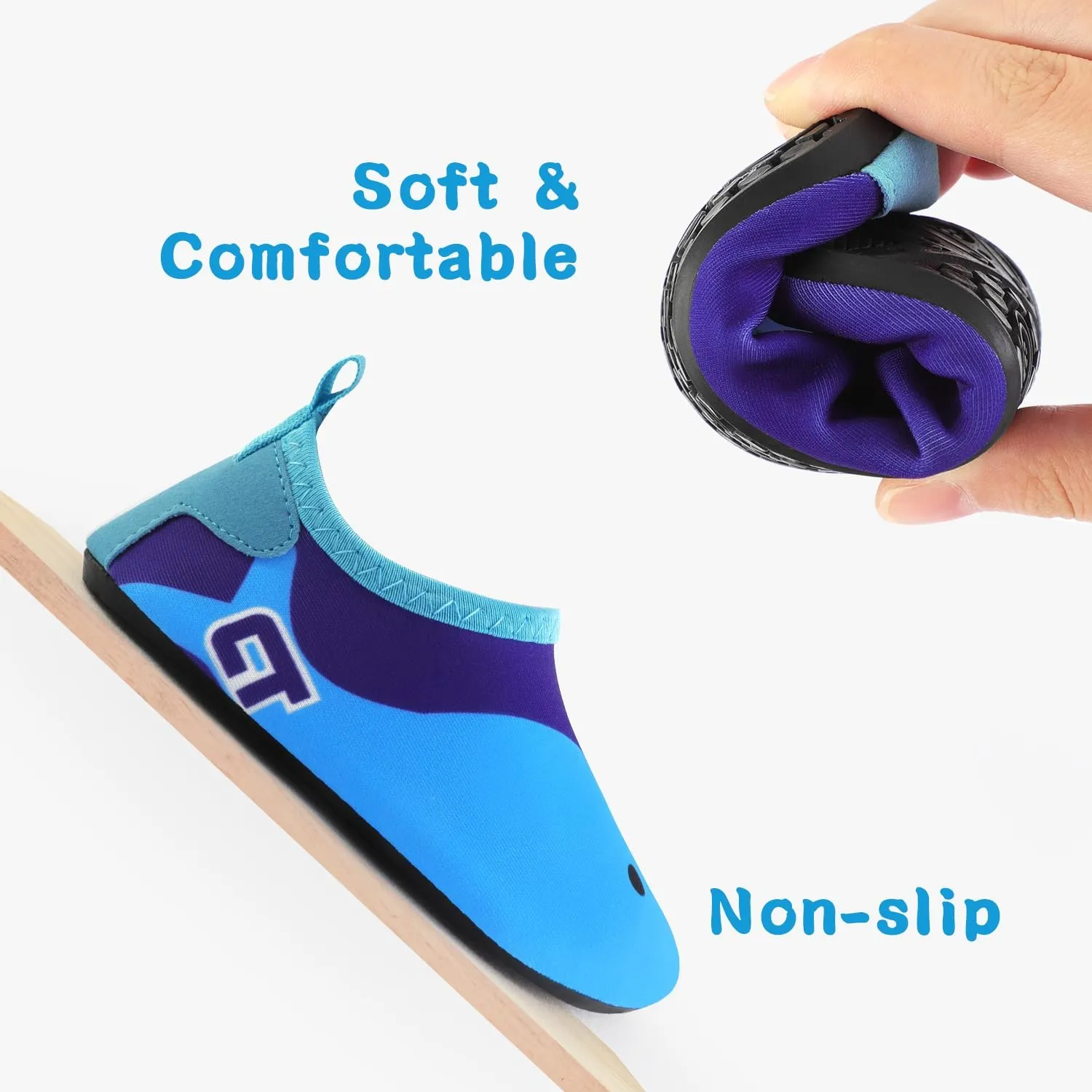 Water Shoes for Kid Outdoor Quick Dry Barefoot Aqua Socks for Sport Beach Swim Surf Lightweight Toddler Little Girl Boy