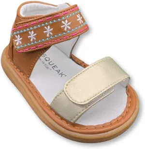 Wee Squeak Toddler Squeaky Sandals with Removable Squeaker in Fun Styles & Colors for Boys and Girls